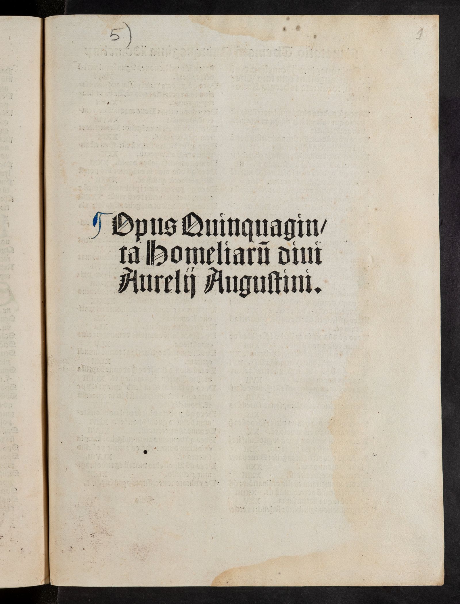 Изображение Sermones. T. 5. Opus Quinquaginta Homeliarum