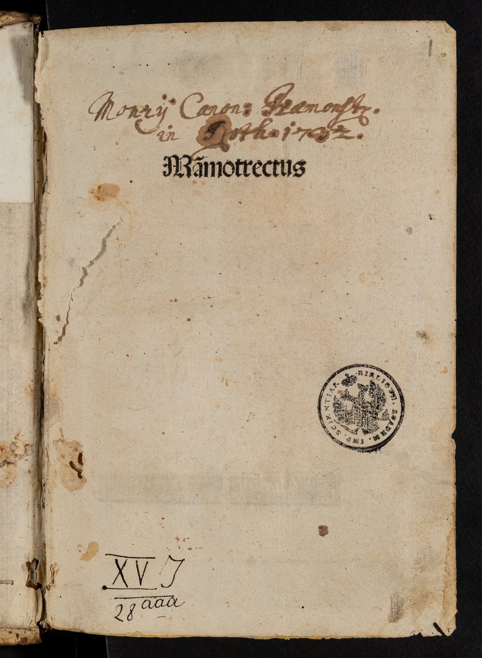 Изображение книги Mammotrectus super Bibliam