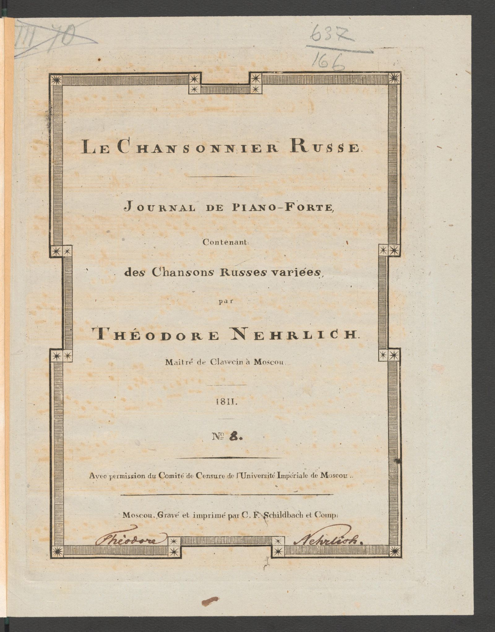 Изображение Le chansonnier russe. № 8