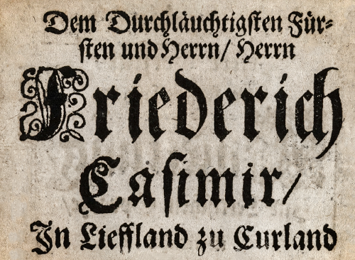 Изображение книжного памятника 'Первая попытка краткого руководства по латышскому языку'